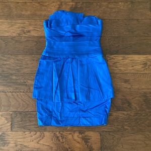 BCBG Maxazria Strapless Cocktail Dress